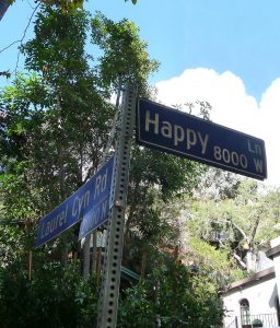 Happy street in Laurel Canyon